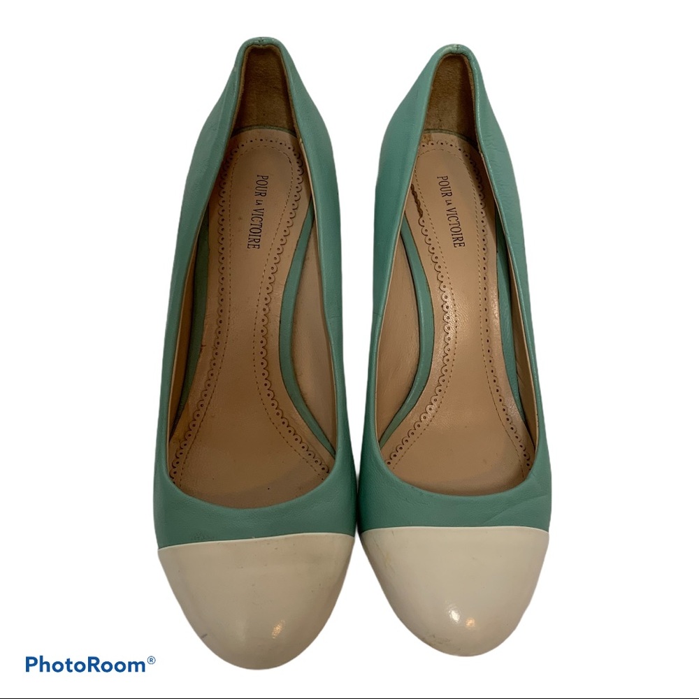 💕 3/$22 Pour La Victoire Elle Cap Mint Heel